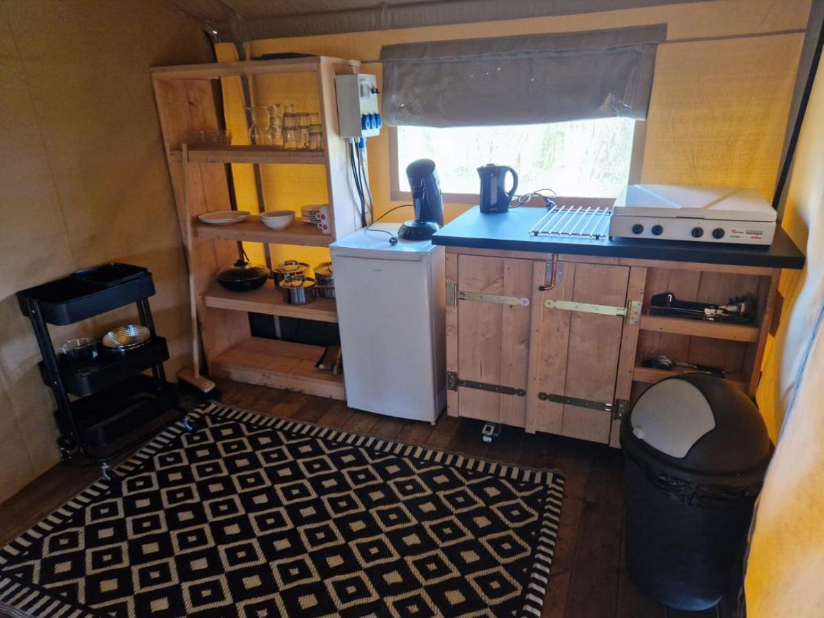 Camping Alkenhaer Appelscha Trekkerstent Safaritent Zewnętrze zdjęcie
