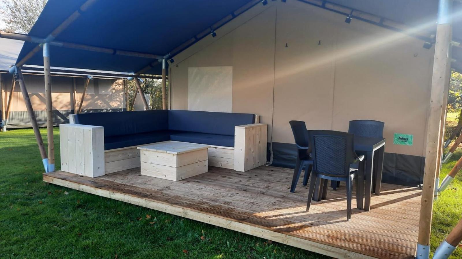 Camping Alkenhaer Appelscha Trekkerstent Safaritent Zewnętrze zdjęcie