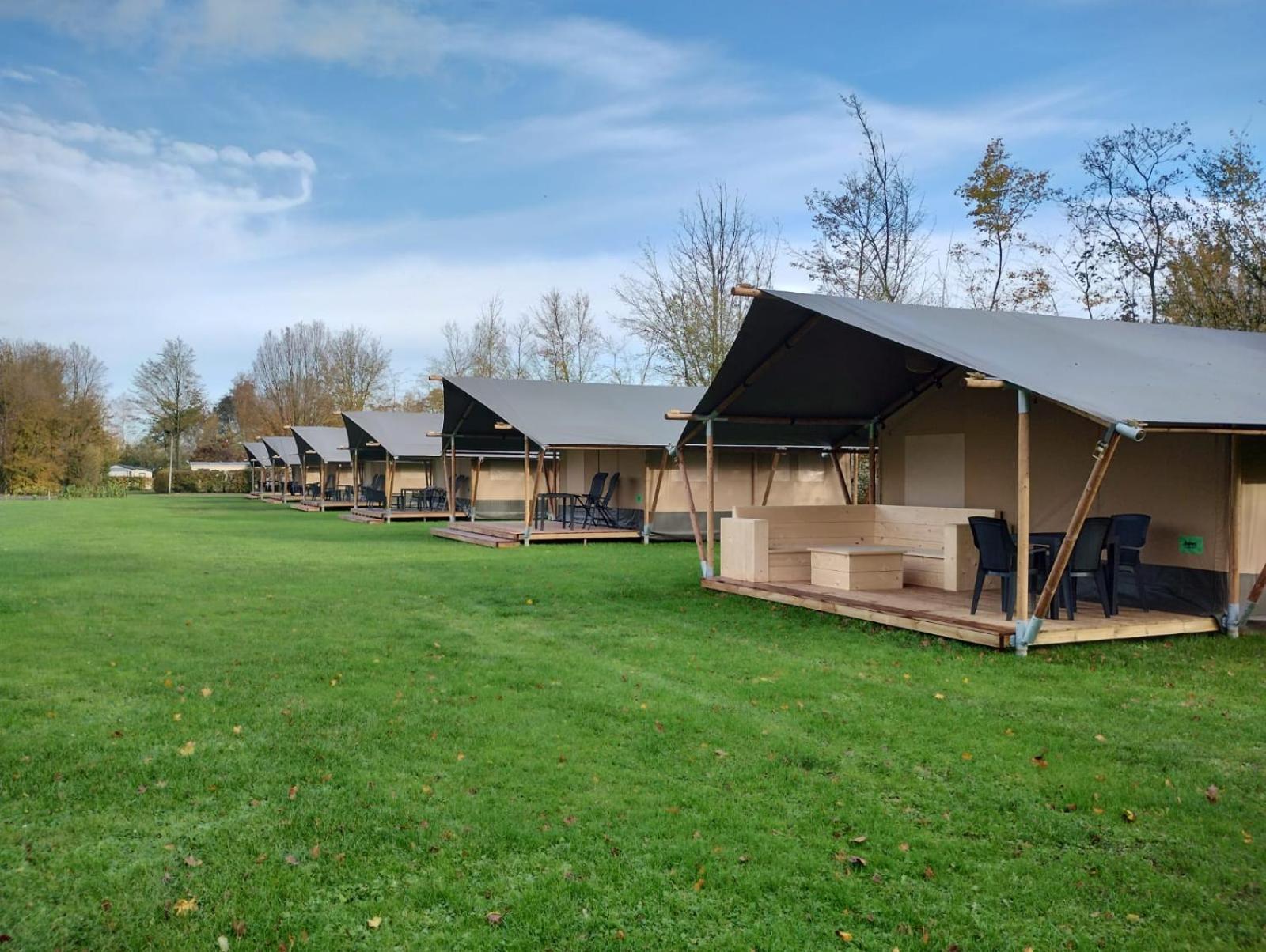 Camping Alkenhaer Appelscha Trekkerstent Safaritent Zewnętrze zdjęcie