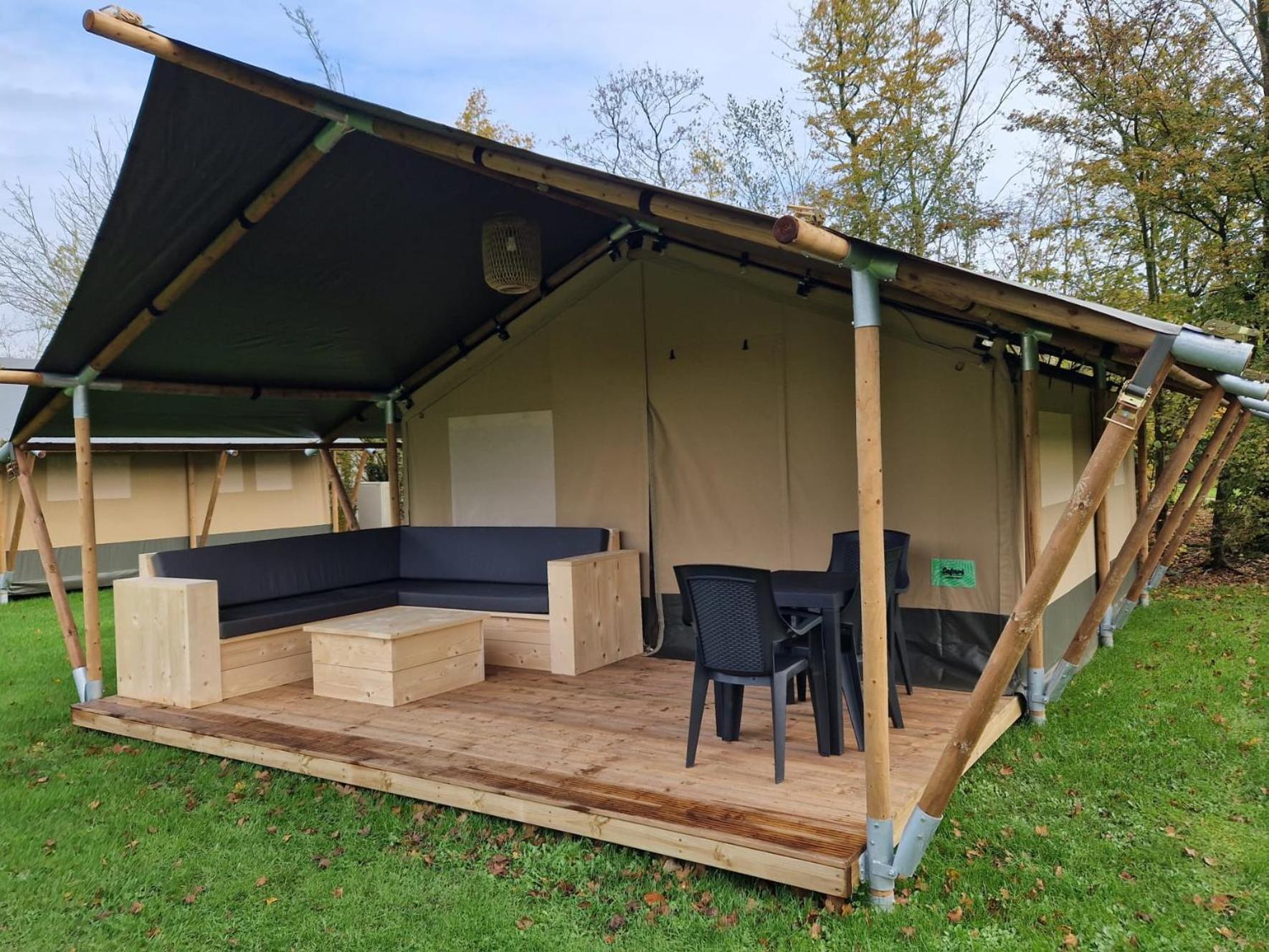 Camping Alkenhaer Appelscha Trekkerstent Safaritent Zewnętrze zdjęcie